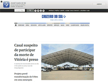 Tablet Screenshot of jornalcruzeiro.com.br